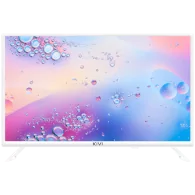 Kivi 24", White, HD Ready, Android TV 11, Black, 1366x768, 60 Hz, AV1, Sound 2x5W, 17 kWh/1000h, Energy E, WiFi5G, 3xHDMI - 1