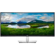 Dell P3424WE Curved USB-C Hub Monitor LED, 34", WQHD 3440x1440 60Hz, 21:9, 3800R, IPS, Anti-glare, 3H Hard Coating, Comfort V, F
