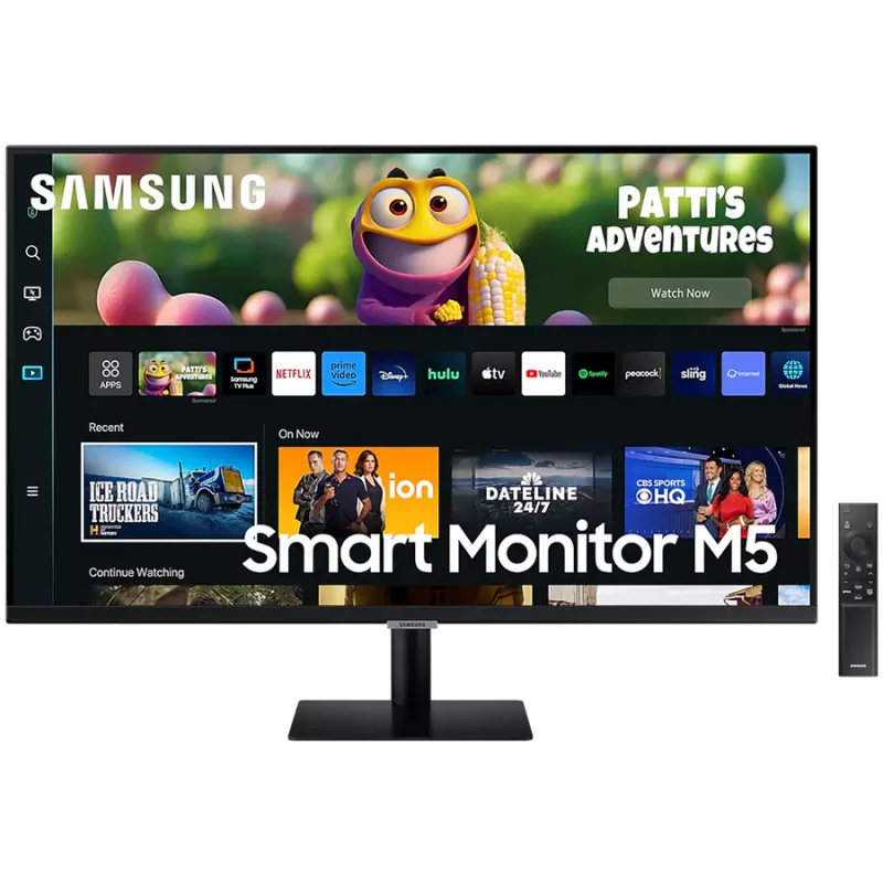 Monitor LED Samsung LS32DM500EUXDU SMART M50D, 32" FHD FLAT 16:9 (1920x1080) VA 60Hz, 250 cd/m2, 3000:1, HDR10, 4ms, 178/178, 2x