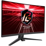 Asrock Curved Gaming Monitor, 27" FHD(1920x1080) 1500 VA, AG, 240 Hz, 113% sRGB, 16:9, 3000:1, 300 cd/m², 178º/178º, 1ms (MPRT),