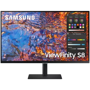 Monitor LED Samsung LS32B800PXPXEN HRM S80PB, 32" UHD FLAT 16:9 (3840x2160) IPS 60Hz, 350 cd/㎡, 1000:1, HDR600, 5ms, 178/178, 1x