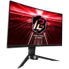Asrock Curved Gaming Monitor, 27" QHD(2560x1440) 1500R VA, AG, 165 Hz, 110% sRGB, 4000:1, 550 cd/m², 178º/178º, 1ms (MPRT), Flic
