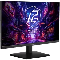 Asrock Gaming Monitor, 27" QHD(2560x1440) IPS, Anti-Glare, 180 Hz, 99% sRGB, 1000:1, 16:9, 400 cd/m², 178º/178º, 1ms (MPRT), AMD