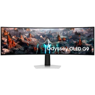 Monitor LED Samsung LS49CG934SUXEN Odyssey G93SC, 49" DQHD Curved 1800R 32:9 (5120x1440) QD-OLED 240z, 250 cd/㎡, 1m:1, DisplayHD
