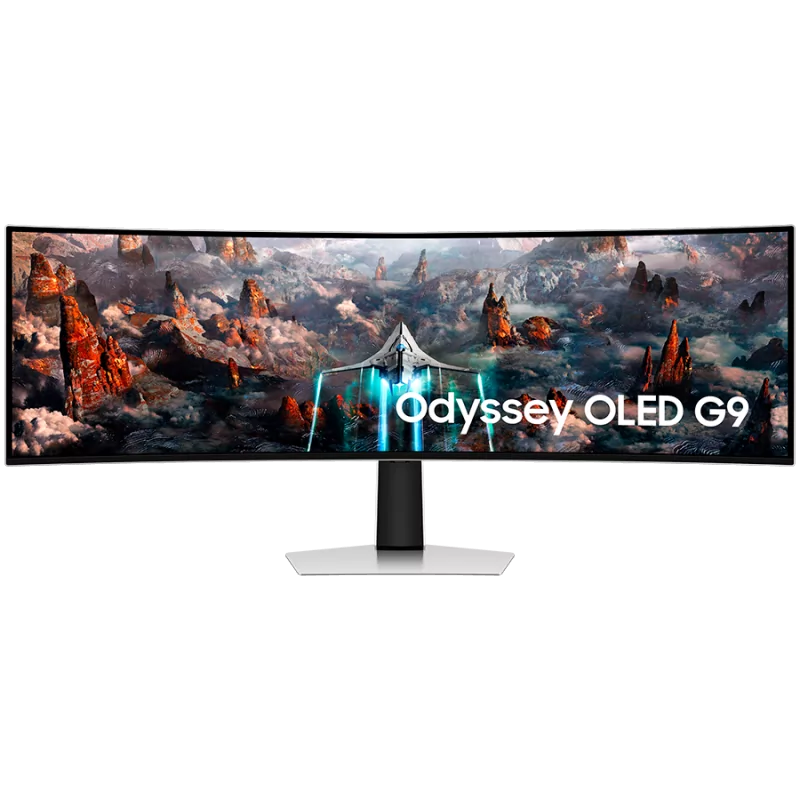Monitor LED Samsung LS49CG934SUXEN Odyssey G93SC, 49" DQHD Curved 1800R 32:9 (5120x1440) QD-OLED 240z, 250 cd/㎡, 1m:1, DisplayHD