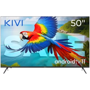 50", UHD, Android TV 11, Black, 60 Hz, AV1, Sound 2x12W, 65 kWh/1000h, Energy F, WiFi5G, BT5.1, 4xHDMI, 2xUSB, Blue Remote, 24 m