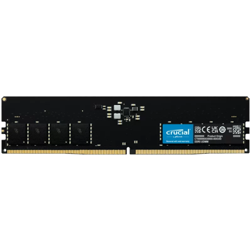 Crucial 32GB DDR5-5600 UDIMM CL46 (16Gbit), EAN: 649528929754 - 1