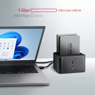 AXAGON ADSA-D25 USB 3.2 Gen 1 - 2x SATA 6G 2.5" SSD/HDD CLONE DUAL MINI dock - 4