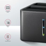 AXAGON ADSA-D25 USB 3.2 Gen 1 - 2x SATA 6G 2.5" SSD/HDD CLONE DUAL MINI dock - 5