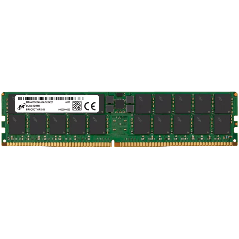 Micron DDR5 RDIMM 64GB 2Rx4 4800 CL40 (16Gbit) (Single Pack), EAN: 649528921666 - 1