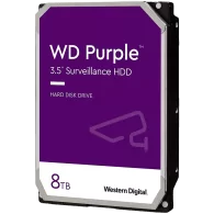 HDD Video Surveillance WD Purple 8TB CMR, 3.5'', 256MB, 5640 RPM, SATA, TBW: 180 - 1