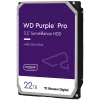 HDD Video Surveillance WD Purple Pro 22TB CMR (3.5'', 512MB, 7200 RPM, SATA 6Gbps, 550TB/year) - 1