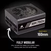 CORSAIR RM750x 750 Watt 80 PLUS GOLD Certified Fully Modular Power Supply - 5