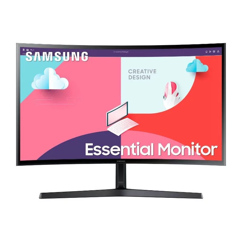 Monitor LED Samsung LS24C364EAUXEN S36C, 24" FHD Curved 1800R 16:9 (1920x1080) VA 75Hz, 250 cd/㎡, 3000:1, 4ms, 178/178, FS, 1xVG Monitor LED Samsung LS24C364EAUXEN S36C, 24" FHD Curved 1800R 16:9 (1920x1080) VA 75Hz, 250 cd/㎡, 3000:1, 4ms, 178/178, FS, 1xVG