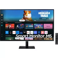 Monitor LED Samsung LS27DM500EUXDU M5 Smart, 27" FHD FLAT 16:9 (1920x1080) VA 60Hz, 250 cd/㎡, 3000:1, 4ms, 178/178, USB Hub 2xHD