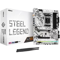 ASROCK MB Desktop B650 Steel Legend, AM5, 4x DDR5, 1x PCIe 5.0 x16, 1x PCIe 3.0 x16, 1x PCIe 4.0 x1 1x Blazing M.2(PCIe Gen5x4),