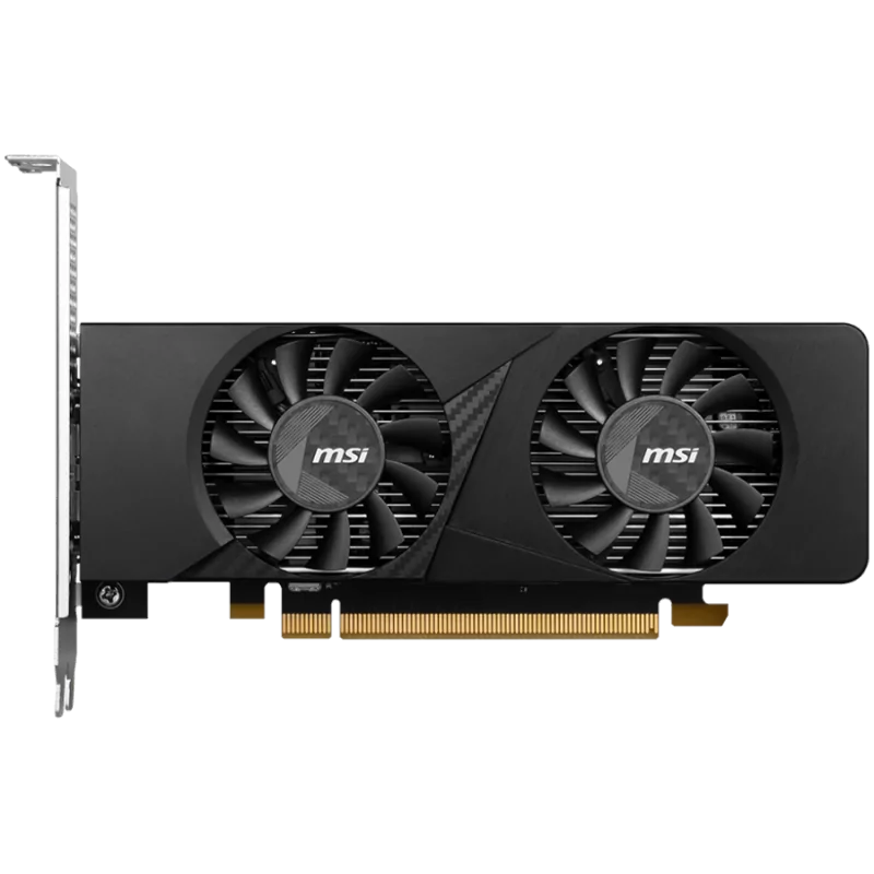 MSI Video Card Nvidia GeForce RTX 3050 LP 6G OC, 2x HDMI, 1x DP, DUAL FAN, ATX - 1