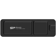 Silicon Power PX10 2TB Portable SSD USB 3.2 Gen2, R/W: up to 1050MB/s 1050MB/s, Black - 1