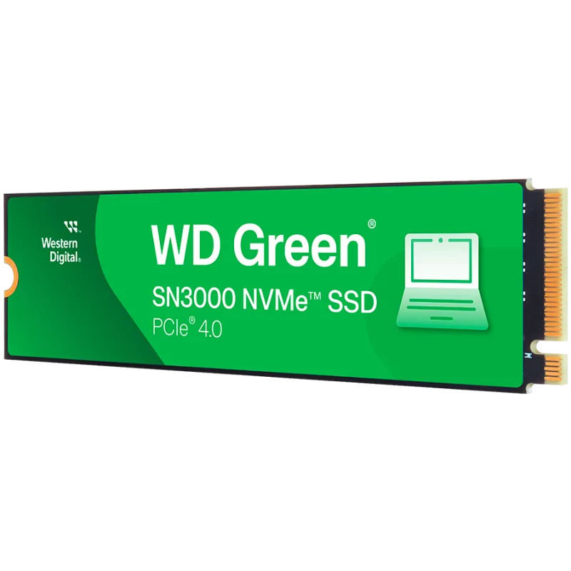 SSD WD Green SN3000 NVMe (M.2 2280, 500GB, PCIe Gen4x4) BULK PACK (216 UNITS) - 1