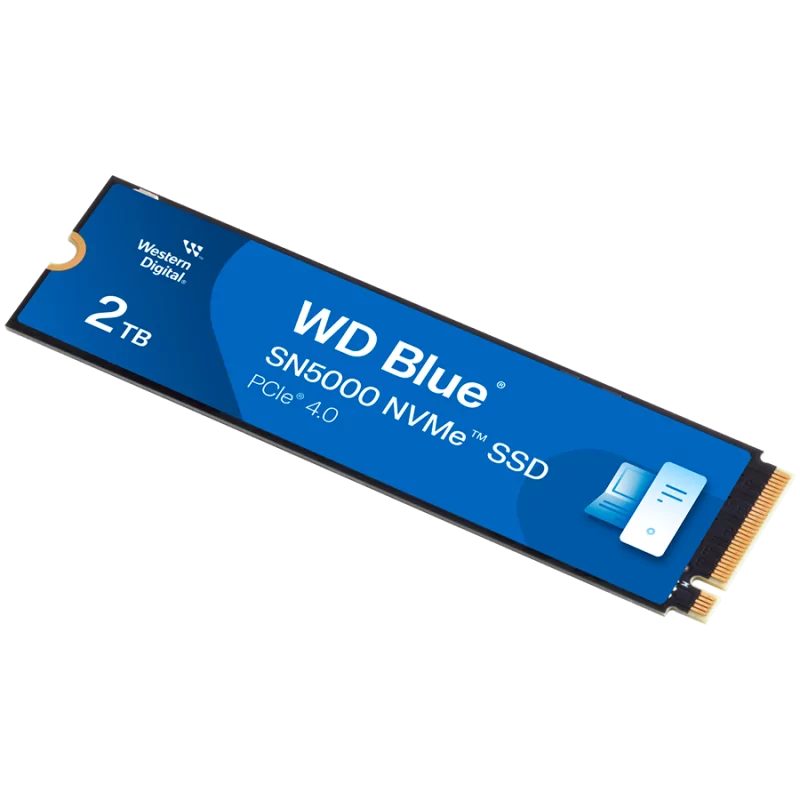 SSD WD Blue SN5000 NVMe (M.2 2280, 2TB, PCIe Gen4 16GT/s, up to 4 Lanes) - 1
