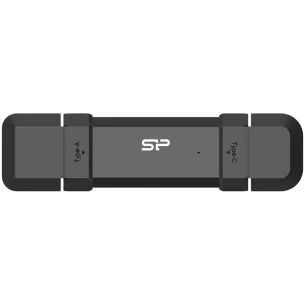 Silicon Power DS72 250GB USB Type-A and USB Type-C 3.2 Gen 2 Black