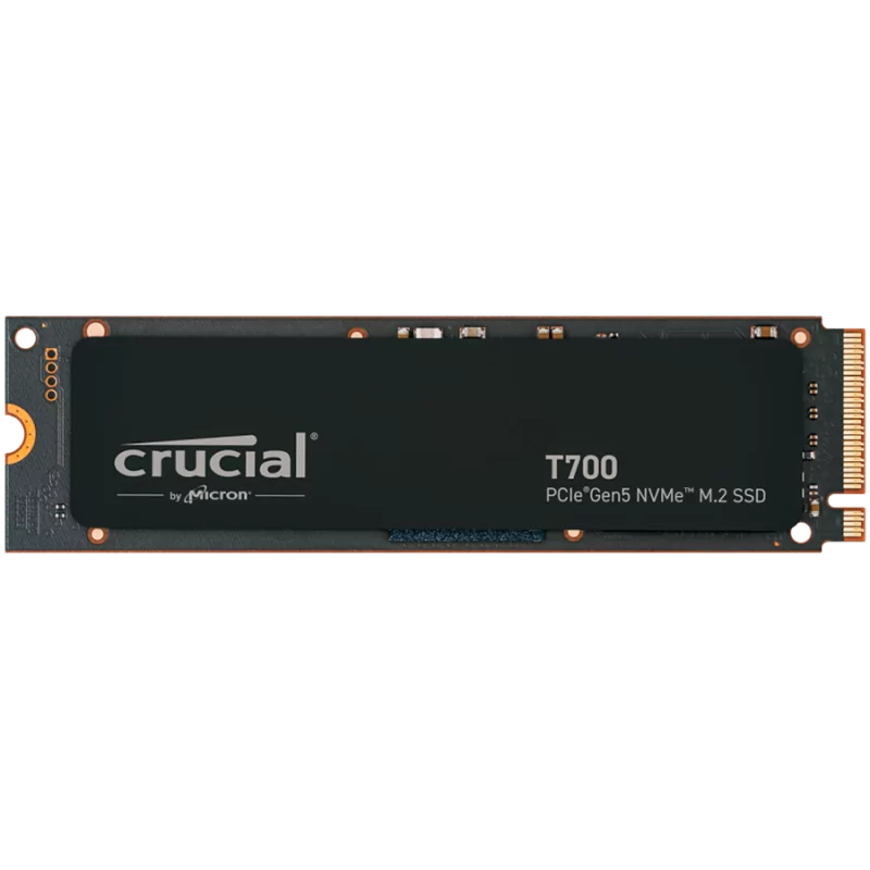 Crucial T700 1TB PCIe Gen5 NVMe M.2 SSD - 1