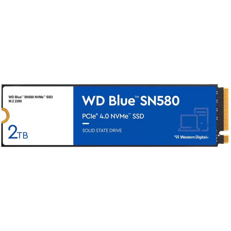 SSD WD Blue (M.2, 2TB, PCIe Gen4 NVMe 1.4b) - 1
