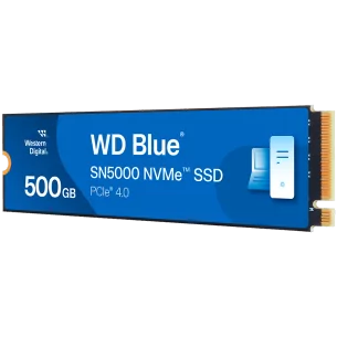 SSD WD Blue SN5000 NVMe (M.2 2280, 500GB, PCIe Gen4 16GT/s, up to 4 Lanes)