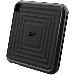 Silicon Power PC60 1TB Portable SSD SATAIII USB 3.2 Gen2 (Type-C) Portable SSD, R/W: up to 540MB/s 500MB/s, Black