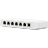 Ubiquiti USW-Ultra Layer 2, 8-port GbE PoE switch with versatile mounting options: 7x GbE PoE+ output ports, 1 xGbE PoE++ input 