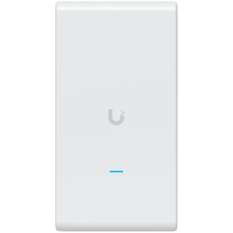 Ubiquiti U6-Mesh-Pro-EU Indoor/outdoor WiFi 6 AP with 4 spatial streams, an integrated super antenna, and a gigabit passthrough 