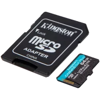 KINGSTON 64GB microSDXC Canvas Go Plus Gen4 200MB/s A2 U3 V30 Card + Adapter - 2
