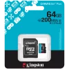 KINGSTON 64GB microSDXC Canvas Go Plus Gen4 200MB/s A2 U3 V30 Card + Adapter - 3