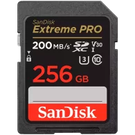 SanDisk Extreme PRO 256GB SDXC Memory Card + 2 years RescuePRO Deluxe up to 200MB/s & 140MB/s Read/Write speeds, UHS-I, Class 10