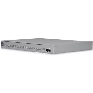Ubiquiti 24-port, Layer 3 Etherlighting switch with 2.5 GbE, 8x 2.5 GbE RJ45 ports, 16x GbE RJ45 ports, 2x 10G SFP+ ports