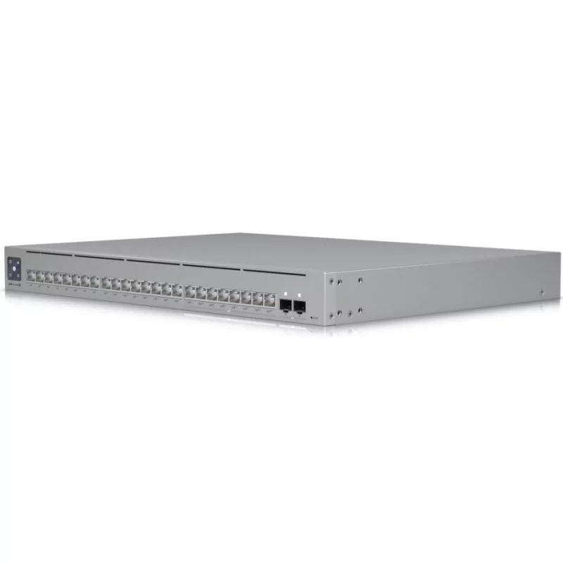 Ubiquiti 24-port, Layer 3 Etherlighting switch with 2.5 GbE, 8x 2.5 GbE RJ45 ports, 16x GbE RJ45 ports, 2x 10G SFP+ ports - 1 Ubiquiti 24-port, Layer 3 Etherlighting switch with 2.5 GbE, 8x 2.5 GbE RJ45 ports, 16x GbE RJ45 ports, 2x 10G SFP+ ports - 1