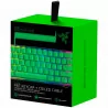 Razer PBT Keycap + Coiled Cable Upgrade Set - Razer Green, Durable Doubleshot PBT, Keycap Count: 120, Standard bottom row US and