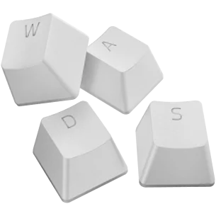 Razer PBT Keycap Upgrade Set - Mercury White, Superior PBT Material, Doubleshot Molding With Ultra-Thin Font, Works With Popular