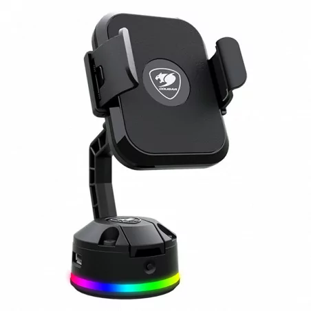 COUGAR Bunker M Mobile Charging Stand RGB,Wireless Charging,Adjustable Stand,14 RGB lighting effects,2 USB Hub, 120 x 70 x 145 (