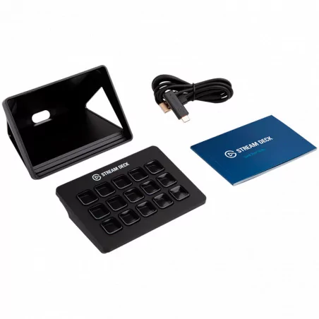 Elgato Stream Deck MK.2, 15 LCD keys, One-touch tactile operation, Elgato Game Capture, OBS, Twitch, Twitter, YouTube, Mixer, Au