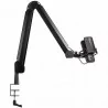 Elgato Wave Mic Arm (High Rise), 360° arm rotation, Padded clamp, Cable channels, Detachable riser, Compatible with 1/4", 3/8" a