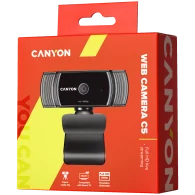 CANYON C5 1080P full HD 2.0Mega auto focus webcam with USB2.0 connector, 360 degree rotary view scope, built in MIC, IC Sunplus2