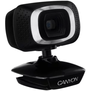 CANYON C3 720P HD webcam with USB2.0. connector, 360° rotary view scope, 1.0Mega pixels, Resolution 1280*720, viewing angle 60°,