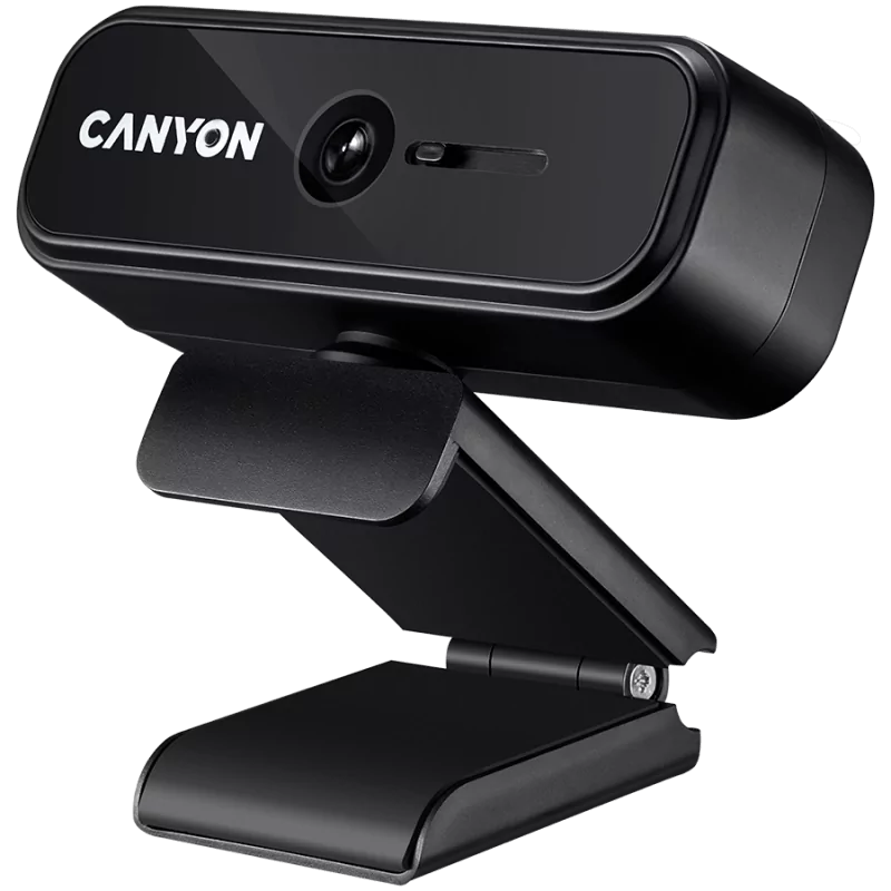 CANYON C2N 1080P full HD 2.0Mega fixed focus webcam with USB2.0 connector, 360 degree rotary view scope, built in MIC, Resolutio