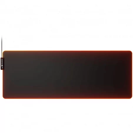 COUGAR Neon X, RGB Gaming Mouse Pad, HD Texture Design, Stitched Lighting Border + 4mm Thickness, Wave-Shaped Anti-Slip Rubber B