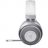 Razer Kraken White 2019, Mercury, Drivers: 50 mm with Neodymium magnets, Frequency response: 12 Hz – 28 kHz, Cooling Gel-Infused