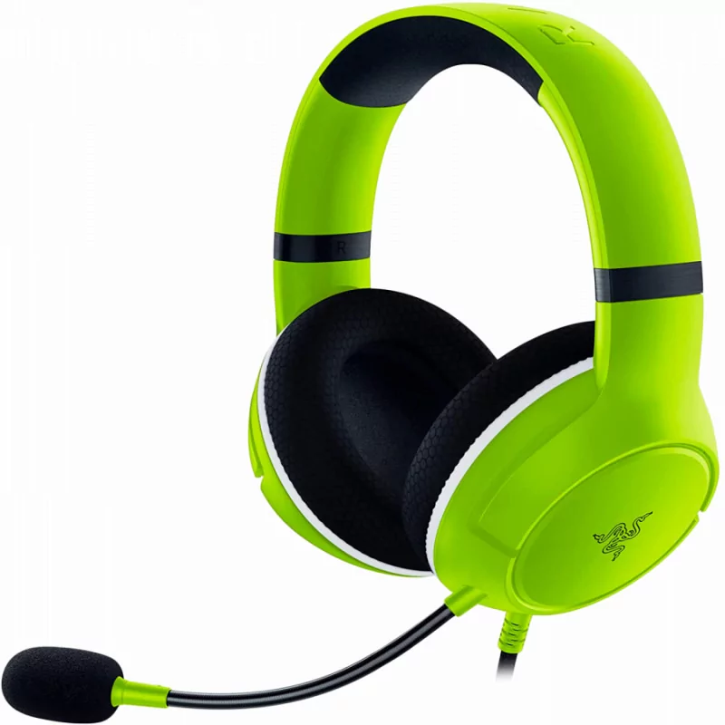 Razer Kaira X for Xbox - Electric Volt, Gaming Headset, TriForce 50mm Drivers, HyperClear Cardioid Mic, Flowknit memory foam ear