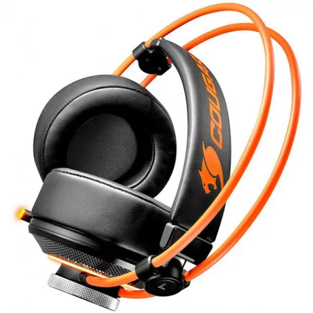 COUGAR HEADSET IMMERSA PRO RGB 7.1 virtual surround sound,USB / 3.5mm Phone Plug, UIX Support-Lighting/EQ,Rapid control On Earcu
