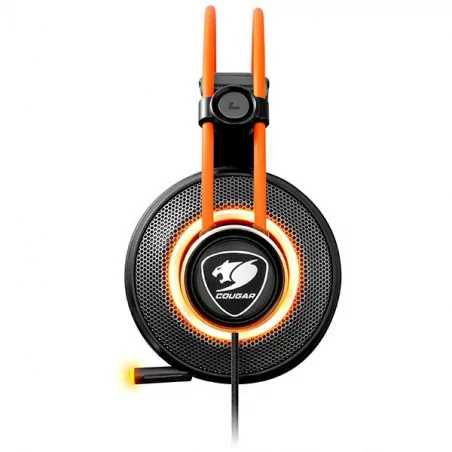COUGAR HEADSET IMMERSA PRO RGB 7.1 virtual surround sound,USB / 3.5mm Phone Plug, UIX Support-Lighting/EQ,Rapid control On Earcu
