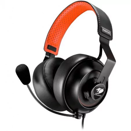 COUGAR Phontum S, Gaming Stereo Headset with Dual Chamber System, 53mm drivers with graphene diaphragms, Premium 9.7mm cardioid 